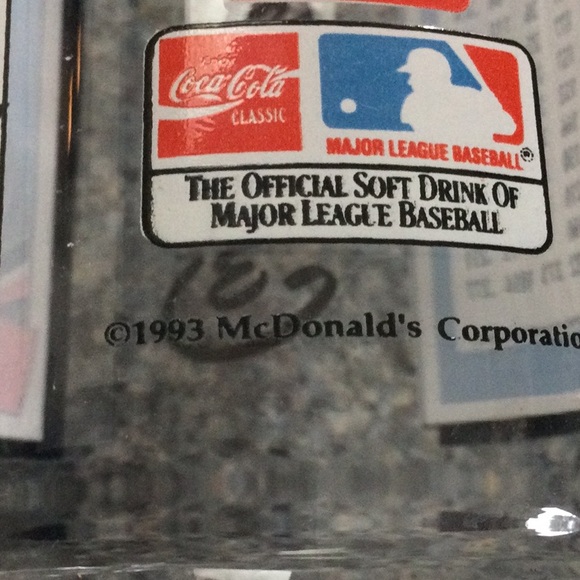 Cal Ripken McDonald’s beverage glass 1993 - Picture 5 of 5